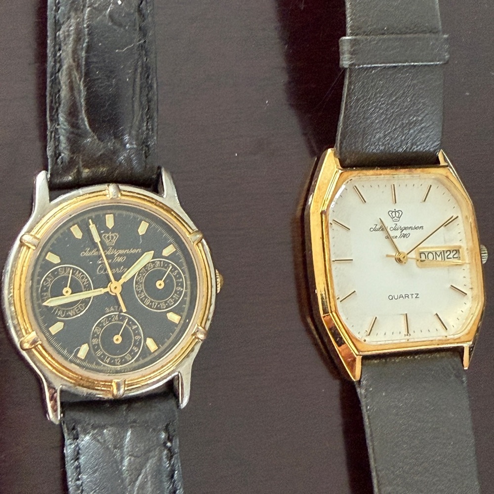 Women’s vintage Jules Jürgensen quartz watches